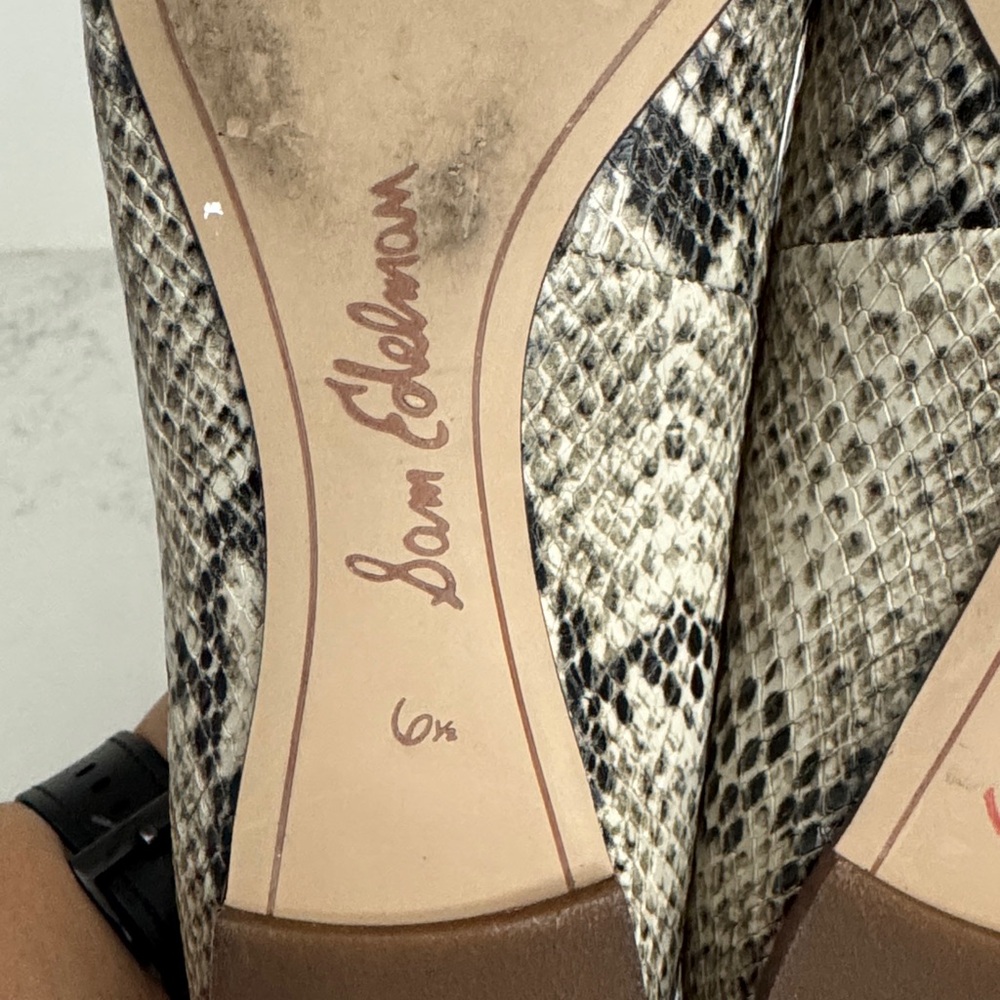 Sam Edelman Snakeskin Pattern Flats - image 4
